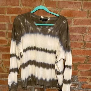 Cotton/viscose tie-dye sweater by Sanctuary.